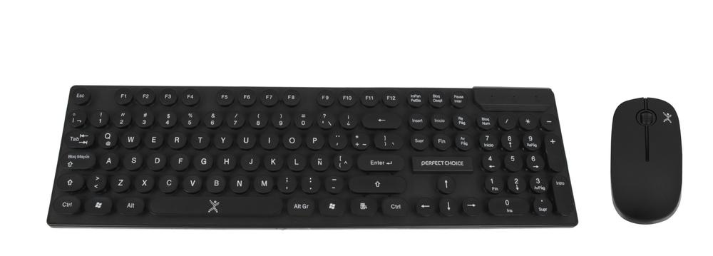 Kit Teclado y Mouse Inalámbrico PERFECT CHOICE PC-201052