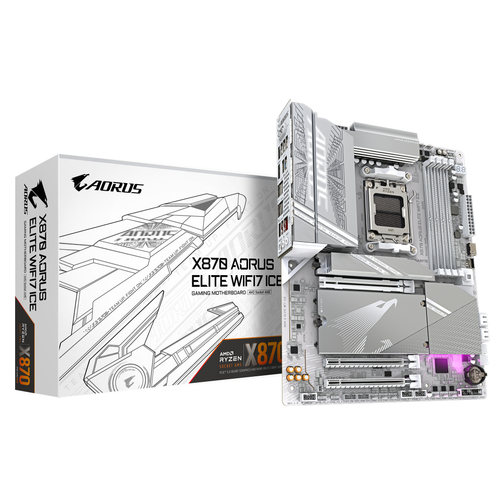 Motherboards GIGABYTE X870 A ELITE WF7 ICE