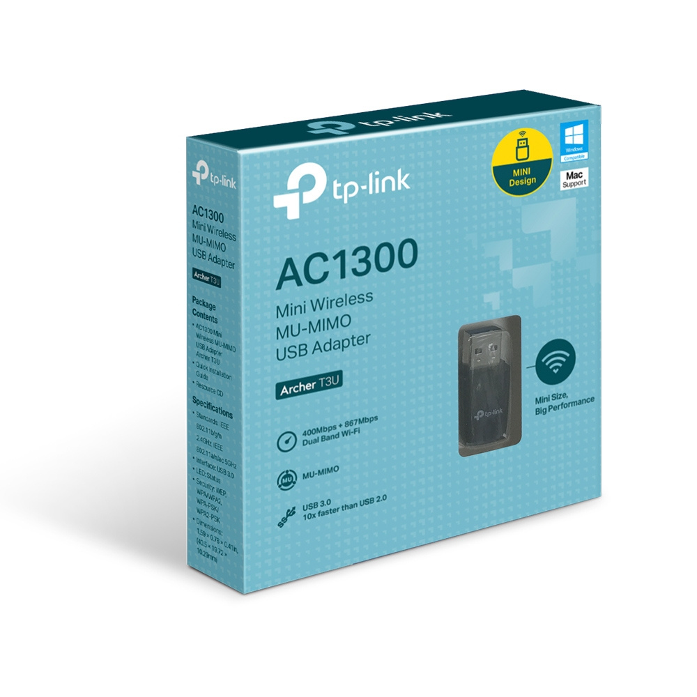 Adaptador USB 3.0 Dual Band TP-LINK Archer T3U